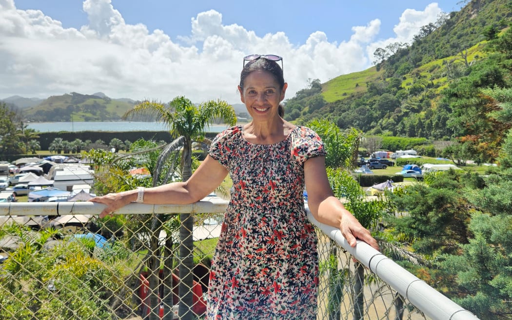 Nita Joseph at Treasure Island Caravan Park in Northland