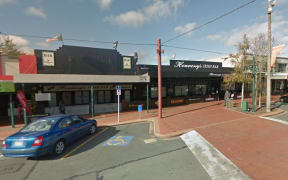 A view of Hennessy's Irish Bar from the street.