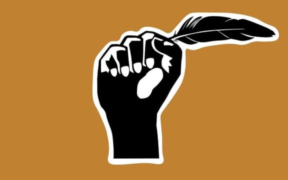 Whakaaro factory (Ann-Olivia Wehipeihana-Wilson) have created a symbol in protest to the governments latest announcements to stand in solidarity with Maori.