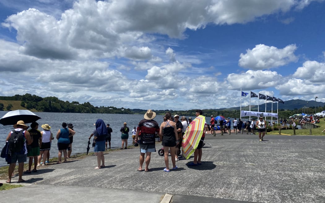 Waka Ama sprints at Lake Karapiro