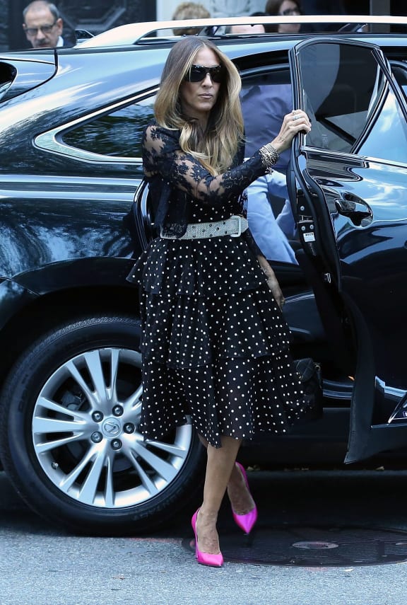 Actress Sarah Jessica Parker attended with her husband Matthew Broderick.