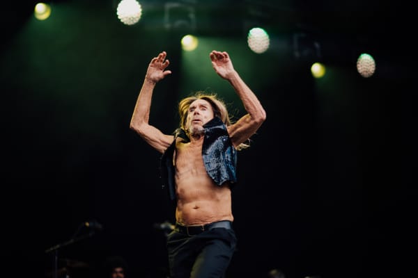 Iggy Pop performs at the Taupō Amphitheatre on Saturday, January 24.