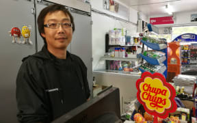 On the Spot convenience store owner Jackson Zhang.