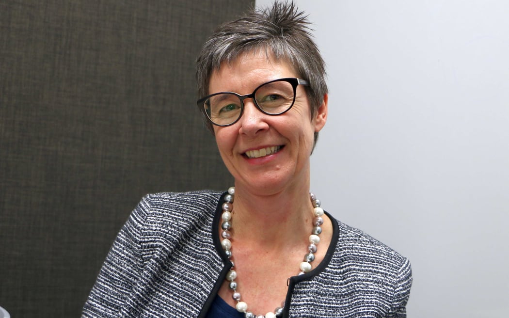 Health Ministry’s acting chief nurse Jill Clendon head and shoulders.