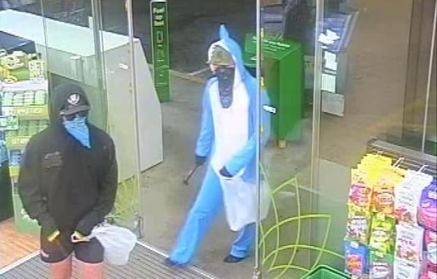 Police said the men held up a 0 petrol station in Rolleston.