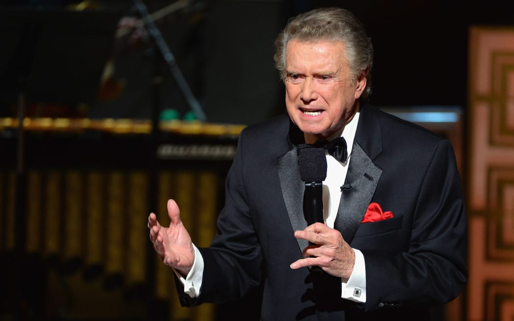 NEW YORK, NY - MAY 06: Regis Philbin speaks onstage at Spike TV's "Don Rickles: One Night Only" on May 6, 2014 in New York City.