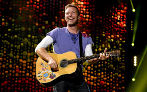 Singer Chris Martin of Coldplay.