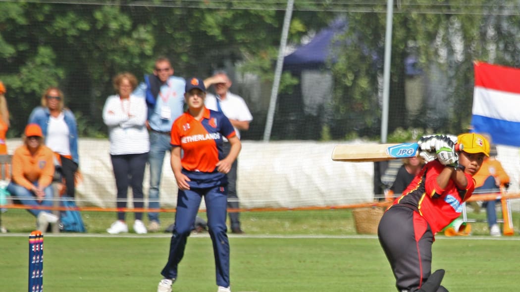 Brenda Tau scored 34 from 35 balls.