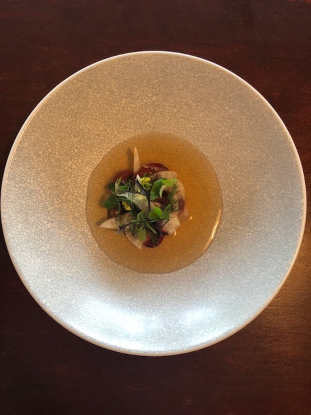 Tomato consommé