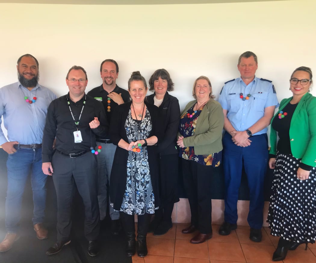 Members of the Impact Collective following a workshop session on the United Nations 17 Sustainable Development Goals framework in June.