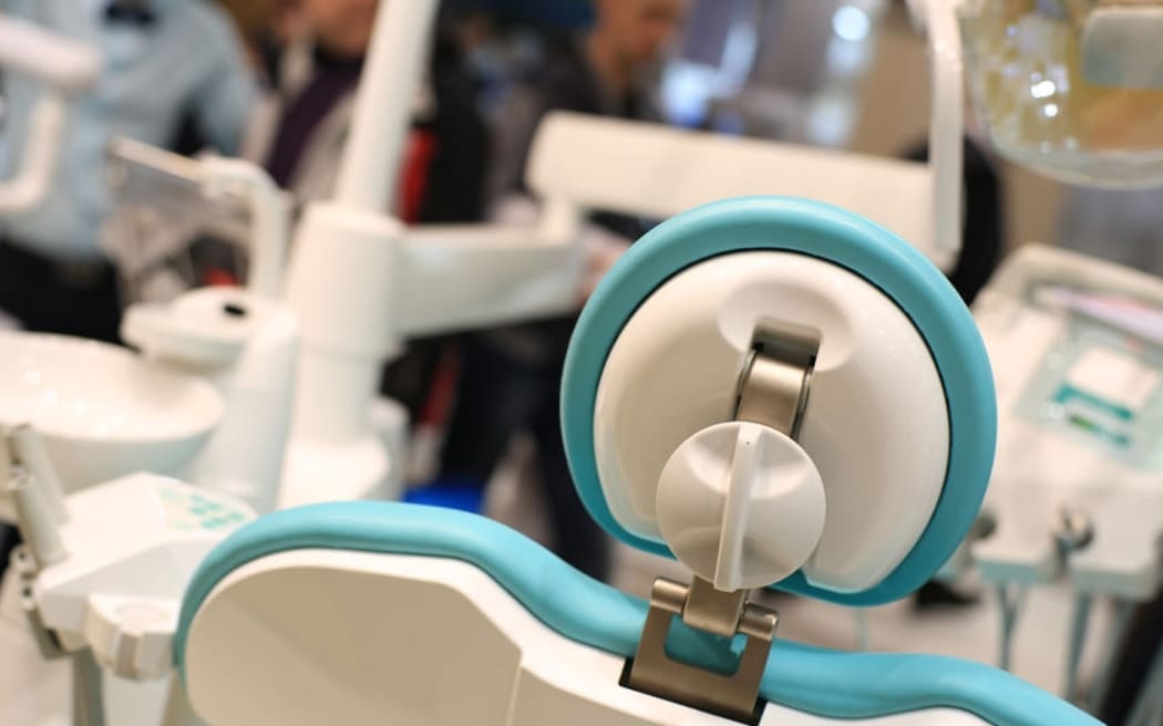 A file photo of a chair in a dentist's surgery