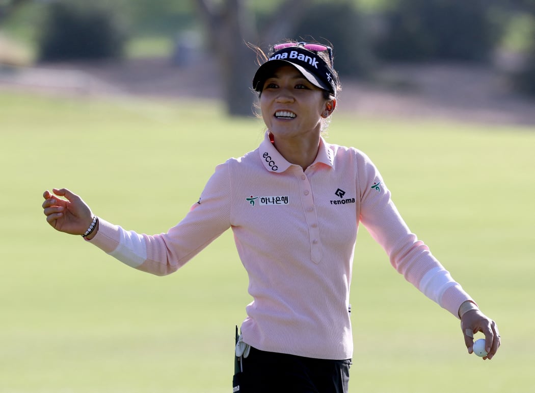 Lydia Ko  during the final round of the Palos Verdes Championship Presented by Bank of America at Palos Verdes Golf Club on May 01, 2022 in California.