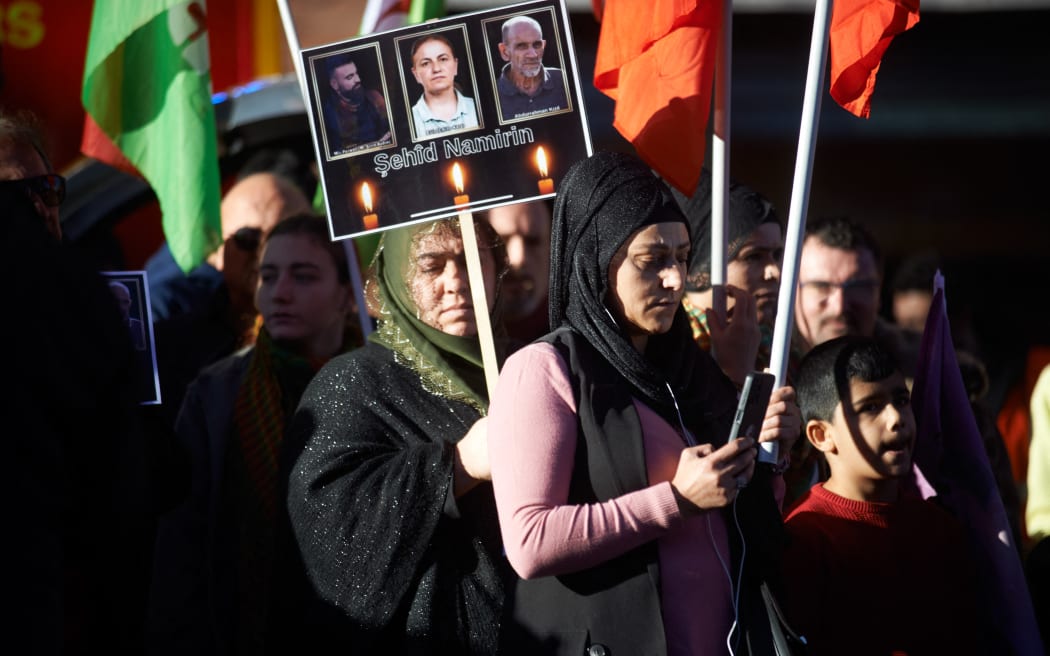 The Toulouse's Kurdish community gathered to pay tribute to the three Kurds killed in a Kurdish cultural centre on 23 December 2022 in Paris.