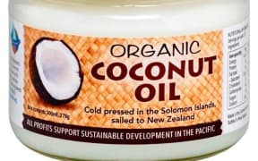 Organic Coconut Oil ready for sale in New Zealand.