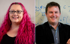 Associate professor Siouxsie Wiles and professor Shaun Hendy.