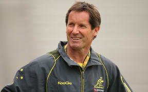Robbie Deans while coaching the Wallabies.