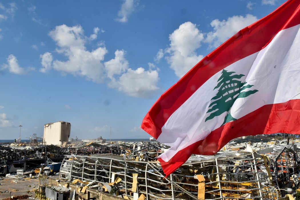 Large protests continued for a second day as the Lebanese capital reeled from the massive port explosion.