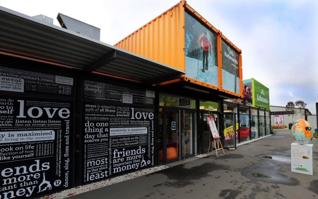 The ReStart container mall in Christchurch.