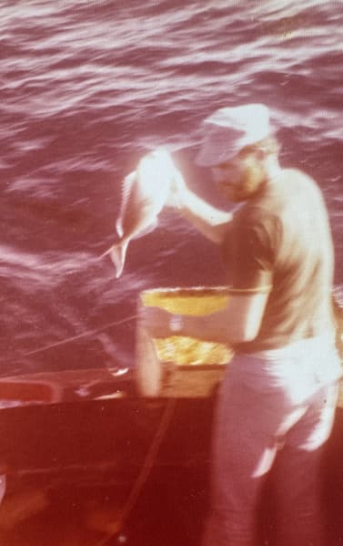 Cliff Barnes hauling them in 1980s.