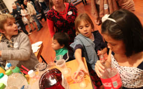 Children celebrate