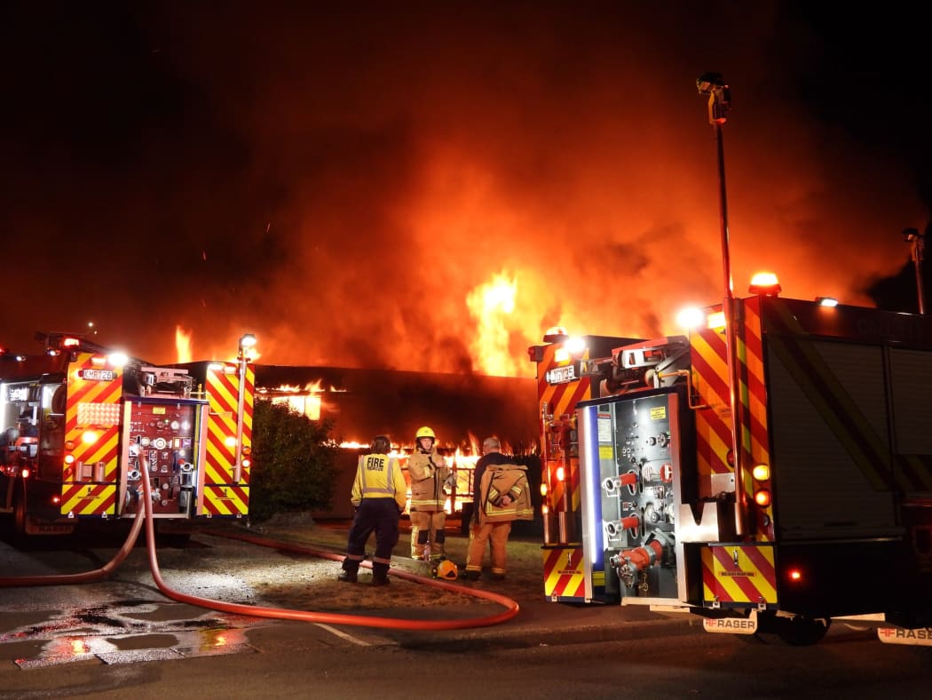 Kaiapoi factory fire