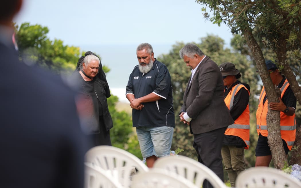 Muriwai memorial service for firefighters for Craig Stevens and Dave van Zwanenberg