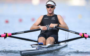 Single sculler Mahe Drysdale has secured himself a place in the final.