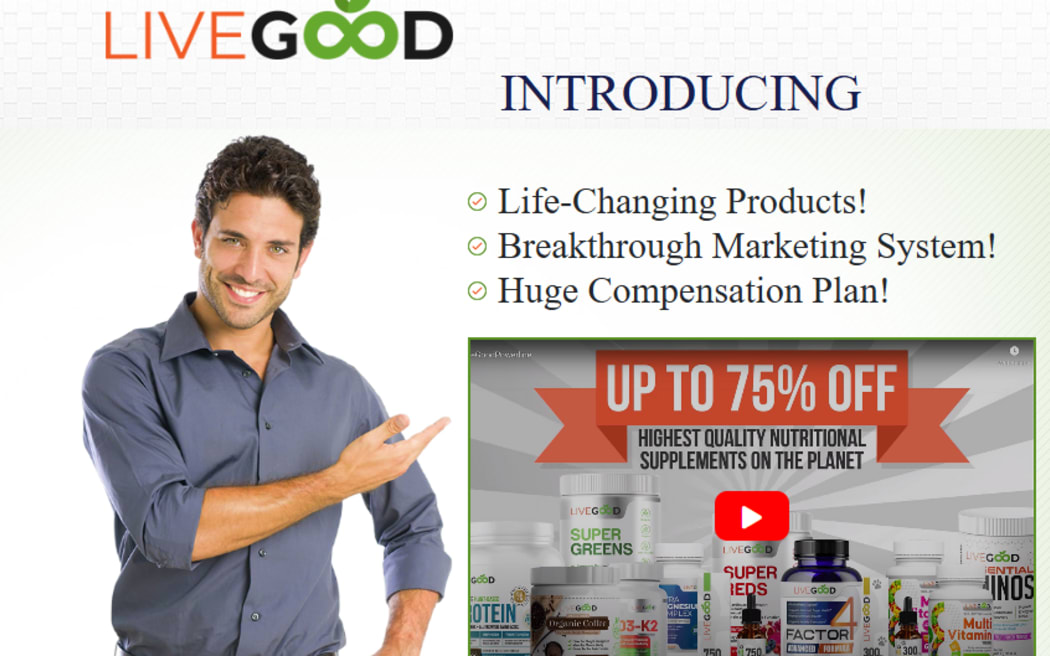 The TikToker has enmassed tens of thousands of views on videos promoting "Livegood", a multi-level marketing company based in Florida that sells nutrition supplements.