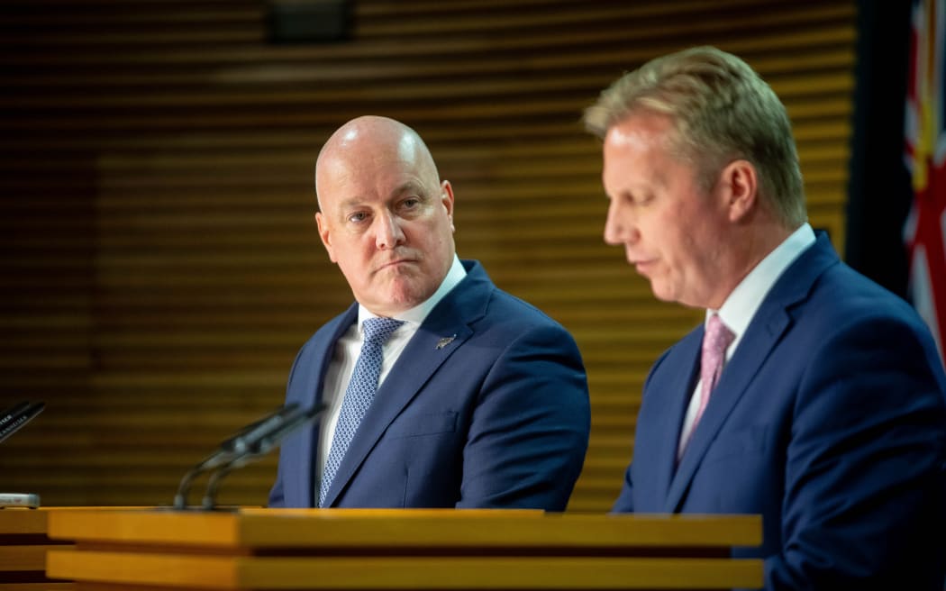 Prime Minister Christopher Luxon and Trade Minister Todd McClay announce a free trade agreement with India.