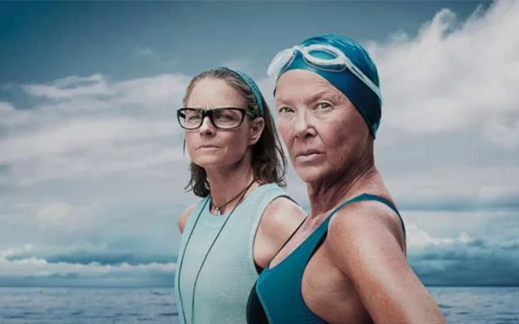 Annette Bening and Jodie Foster in Nyad.