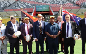 The board announcement was made in Port Moresby on Tuesday by the ARLC chairman Peter V'landys AM and NRL CEO Andrew Abdo, alongside PNG Prime Minister James Marape and Australian Minister for Pacific Island Affairs Pat Conroy.