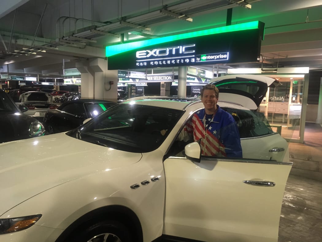 Will Novak and his Maserati upgrade.