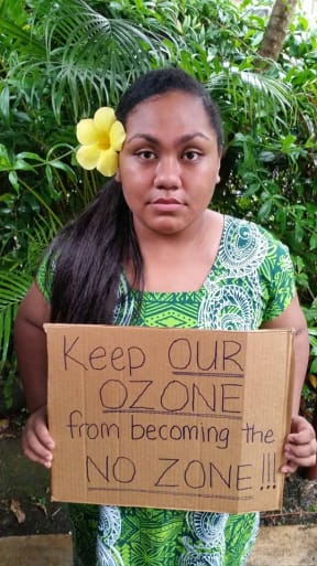 Young Fijian environmental activist AnnMary Raduva has a message for the world.