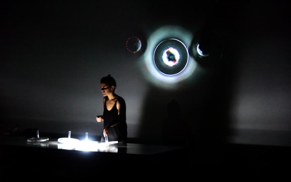 Guest audio visual artist Myriam Bleau