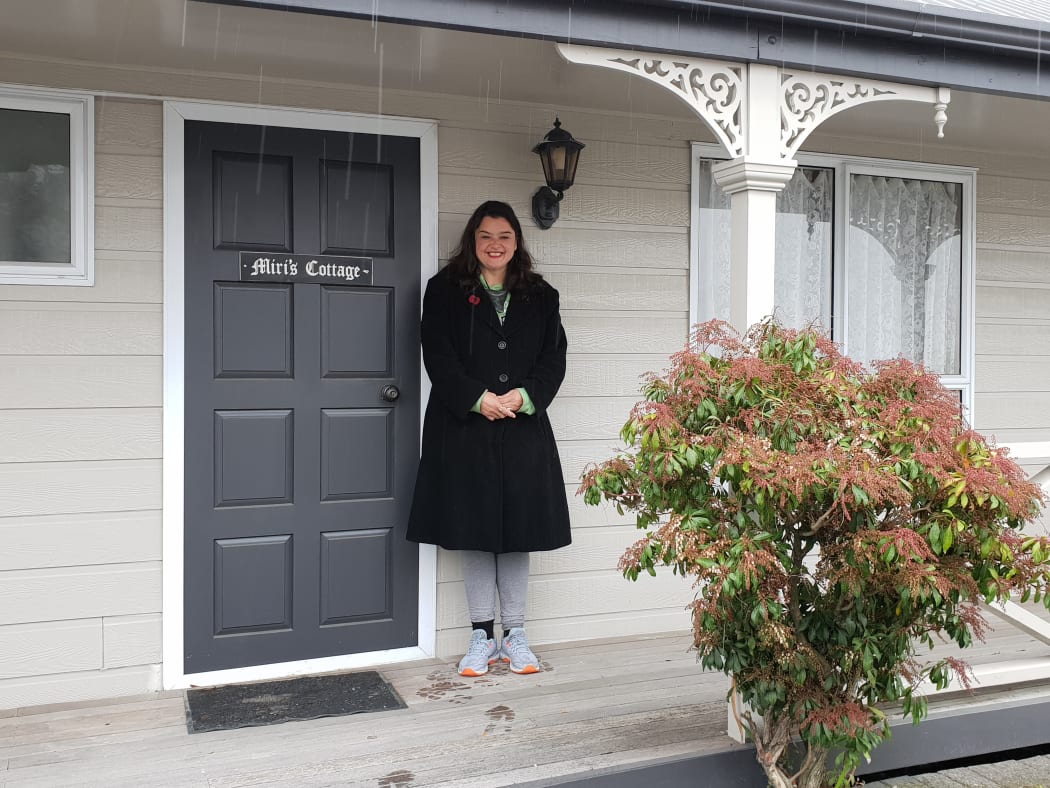 Katrina Nicholl Loffley-Mines is excited that her new studio has heating, wifi and Netflix.