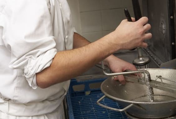 kitchen worker (stock image)