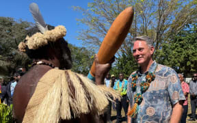 Australia and Vanuatu are expected to sign the monumental Nakamal Agreement. (ABC News: Lilyrose WelWel)