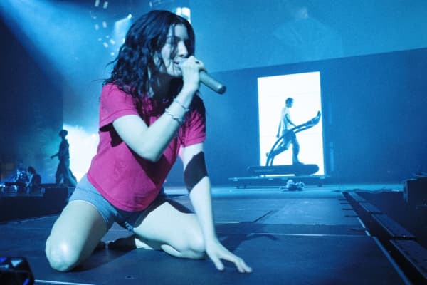 Lorde performs during her Ultrasound World Tour in Austin, Texas at the Moody Center on 17 September, 2025.