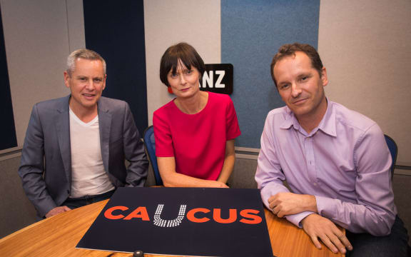 Guyon Espiner, Lisa Owen and Tim Watkin