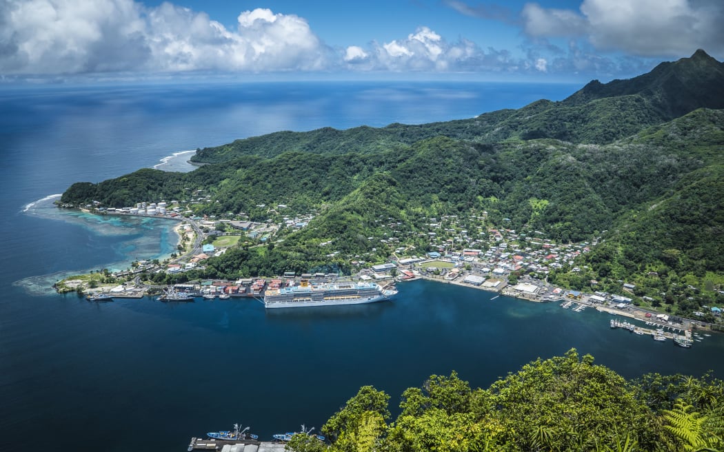 Pago Pago, the capital of American Samoa.