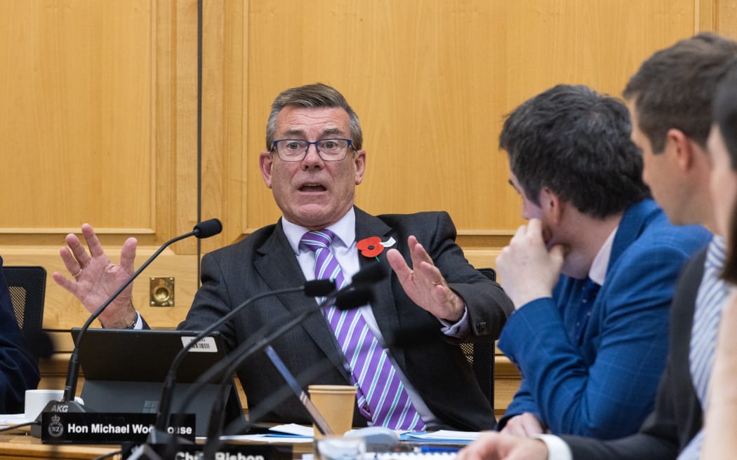 National Party MP Michael Woodhouse contributes to Parliament's Standing Orders Committee consideration as they hear evidence on the 2023 Review of Standing Orders.