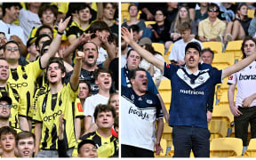 Wellington Phoenix and Melbourne Victory fans