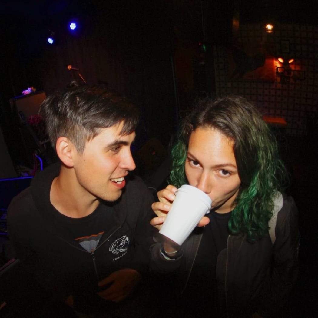 Carb on Carb are James Stutely on drums and Nicole Gaffney on vocals and guitar