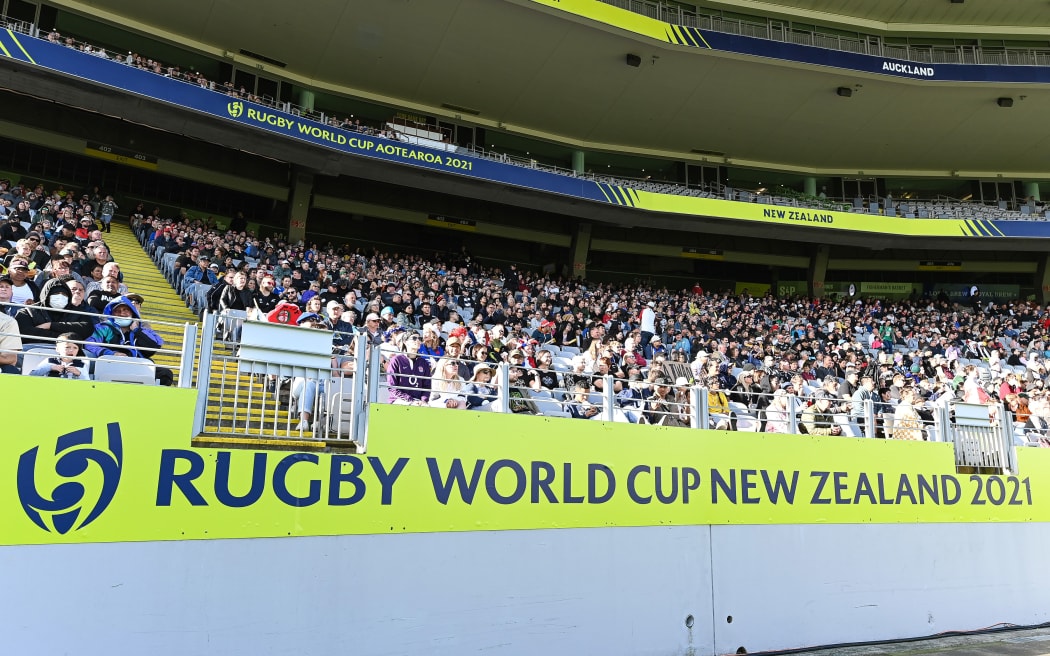 New Zealand Black Ferns v France, Women’s Rugby World Cup New Zealand 2021 (played in 2022) Semi Final match at Eden Park, Auckland, New Zealand on Saturday 5 November 2022. Mandatory