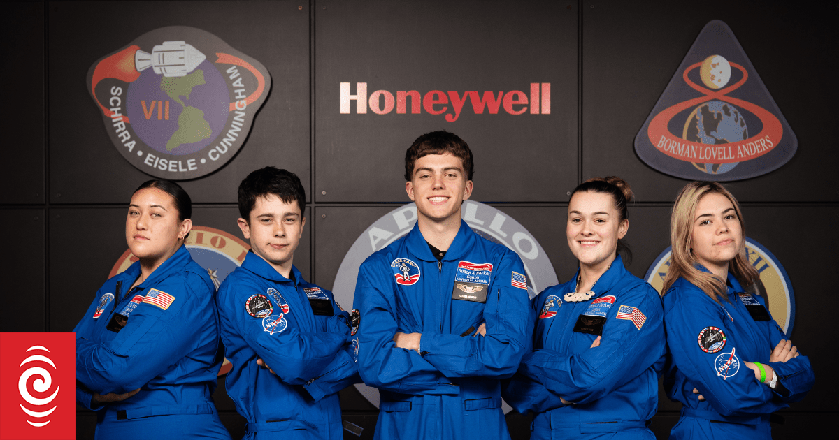 Photo of Five rangatahi Māori attend space camp in the US