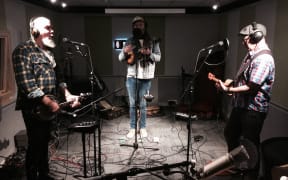 The Nukes perform on NZ Live.