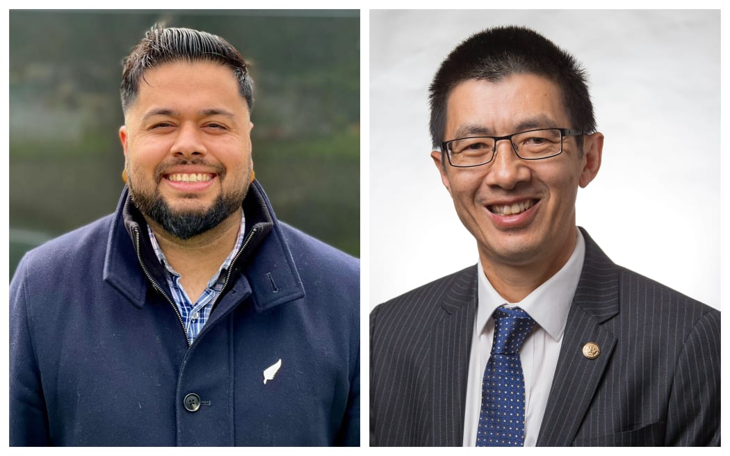 Marshal Ahluwalia (left) and David Wong secured local body seats by winning a large number of votes in the 2025 local body elections.