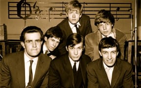 Ian Stewart (left) founding member of The Stones