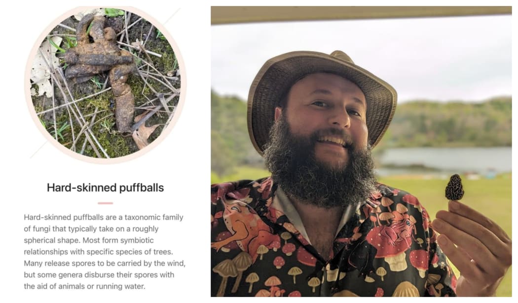 Kenny Rupert (right) is a fungi forager in North Carolina. He is concerned about people using AI to identify mushroom species, often incorrectly.