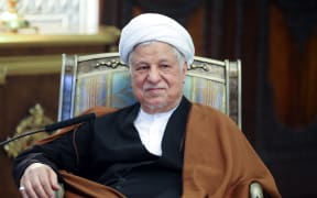 Former Iranian President Akbar Hashemi Rafsanjani in Tehran, Iran on February 27, 2016.